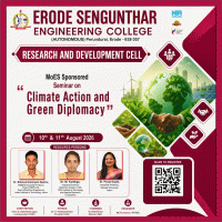 Climate action and Green Diplomacy 2026 Seminar Poster